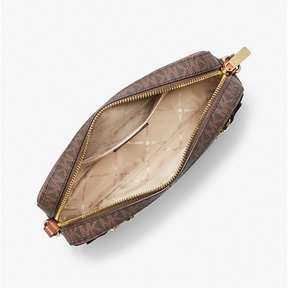 New Michael Kors Jet Set Large Logo Crossbody Bag - Picture 4 of 4